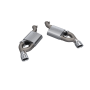 QTP 400116 2016-2024 Chevrolet Camaro SS   Screamer Axle Back  Dual Tip Bumper