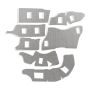 Design Engineering 901026 Heat Shield Liner. HD Touring, 2009-2016, V&H Power Duals