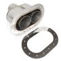 Stainless Works Oval Through-Body Tip With Tubes
