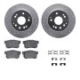 Dynamic Friction 7512-58018 Rotor Kit