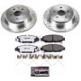 PowerStop K1072-26 Z26 Street Performance Ceramic Brake Pad and Drilled & Slotted Rotor Kit
