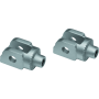 Kuryakyn 8902 Splined Peg Adapter BMW Silver