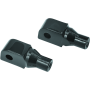 Kuryakyn 8866 Tapered Adapter Honda Gloss Black
