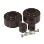 Prothane Jeep TJ 1in Lift Coil Spring Isolator - Black