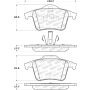 Stoptech 308.09800 Street Brake Pads