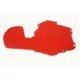 BMR Suspension FP004R BMR 68-72 A-Body A/C Delete Panel (Aluminum) - Red