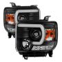 SPYDER 5080523 Projector Headlights - Light Bar DRL - Black
