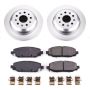 PowerStop CRK7942 Genuine Geomet Coated Rotor and Low-Dust Ceramic Brake Pad Kit
