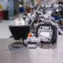S&S Cycle 910-0692 86-21 Sportster Models High Compression 1250cc Conversion Kit - Wrinkle Black