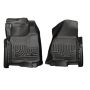 Husky Liners 11-12 Ford SuperDuty Regular Cab WeatherBeater Black Floor Liners