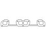 Cometic Gasket C5593-064 Cometic Chrysler W7/W8/W9 Head V8 .064in ArmorCore Exhaust Manifold Gasket Set