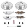 PowerStop K502-26 Z26 Street Performance Ceramic Brake Pad and Drilled & Slotted Rotor Kit