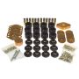 Prothane 07-11 Jeep Wrangler JK 4DR Body Mount Kit - Black