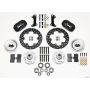 Wilwood 140-1017-BD Forged Dynalite Front Drag Kit Drilled Rotor 67-69 Camaro 64-72 Nova Chevelle
