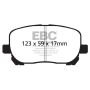 EBC Brakes DP31637C Redstuff Ceramic Low Dust Brake Pads