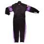 RACEQUIP RQP1950591 Black Suit Single Layer Kids X-Small Purple Trim