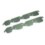 Moroso 25160 Chevrolet Big Block Mark IV (w/Conv. Heads) Exhaust Block-Off Storage Plate - Aluminum - Pair