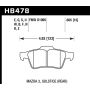 Hawk Performance HB478F.605 HPS Disc Brake Pad