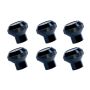 Rugged Ridge Billet Aluminum Dash Knob Set Black 76-86 Jeep CJ
