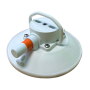 SeaSucker VM1013W-6 4.5in.  w/Flat-Top Stainless Steel D-Ring - White