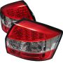 SPYDER 5000040 LED Tail Lights - Red Clear