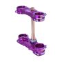 XTrig 501330801701 06+ Yamaha YZ 250 ROCS Tech Triple Clamp 25 mm. Offset M12 - Purple
