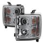 SPYDER 5081049 Projector Headlights - Light Bar DRL - Chrome