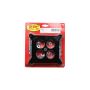 RACING POWER CO-PACKAGED RPCR9134 1In Phenolic Carb Space r- Ported