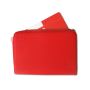 Akrapovic Leather Zip Notebook (M) red