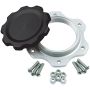 ALLSTAR PERFORMANCE ALL40137 Fuel Cell Cap and Bung JAZ 6-Bolt Black