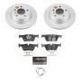 PowerStop ESK6656 Genuine Geomet Coated Rotors, ECE-R90 Brake Pads + Hardware Kit