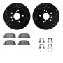 Dynamic Friction 8512-76122 Rotor Kit
