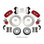 Wilwood 140-14263-R AERO4 / MC4 Rear Kit 14.00 Red Currie Pro-Tour Unit Bearing Floater