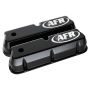 SBF Tall Alum Valve Cvr Black w/AFR Logo