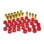 Prothane 89-94 Nissan 240SX Rear Control Arm Bushings - Red