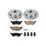 PowerStop KOE5248 OE Stock Replacement Low-Dust Ceramic Brake Pad and Rotor Kit
