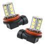 Oracle Lighting 3602-001 H11 18 LED Bulbs, White, Pair