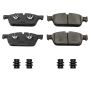 PowerStop 17-1636A PowerStop - Z17 Low-Dust Ceramic Brake Pads with Hardware