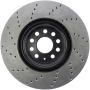 Stoptech 128.33144L Drilled Sport Brake Rotor