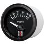 Autometer Stack Instruments 52mm 8-18V Electric Battery Voltage Gauge - Black