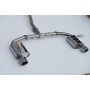 Invidia HS22HS4QD1RSL 2022+ Honda Civic Si (1.5T) 70mm Q300 Cat Back Exhaust - Rolled SS Tips