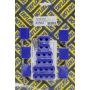 Taylor Cable 42562 7-8mm Vertical Wire Loom Kit Blue
