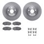 Dynamic Friction 6512-76491 Rotor Kit