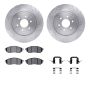 Dynamic Friction 6512-67498 Rotor Kit