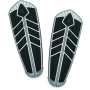 Kuryakyn 5650 Spear Driver Floorboard Inserts Indian Chrome