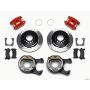 Wilwood 140-13025-DR D154 P/S P-B Kit Drilled-Red 12 Bolt 2.81in Offset Staggered Shock