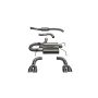CORSA Performance 14862 Corsa 2008-2014 Subaru Impreza Hatchback STI 2.5L Turbo Manual Polished Sport Cat-Back Exhaust