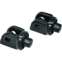 Kuryakyn 8889 Splined Adapter Mount Gloss Black