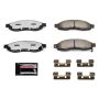 PowerStop Z36-1015 PowerStop - Z36 Truck and SUV Carbon-Fiber Ceramic Brake Pads with Hardware Kit