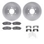 Dynamic Friction 6212-99549 Rotor Kit